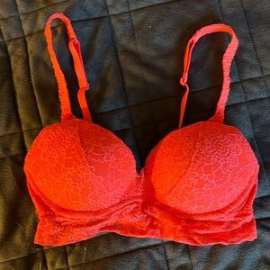 Victoria’s Secret Coral Lace Bra